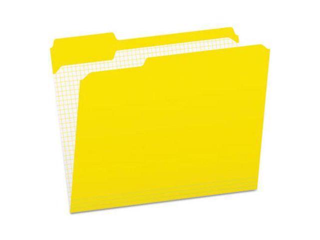 Pendaflex Reinforced Top Tab File Folders 1/3 Cut Letter Yellow 100/Box R15213YEL