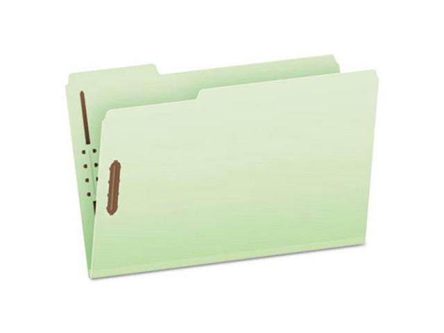 Pendaflex Pressboard Folders w/ 3' Capacity Fasteners, Green, 25/Box (PFX17187)