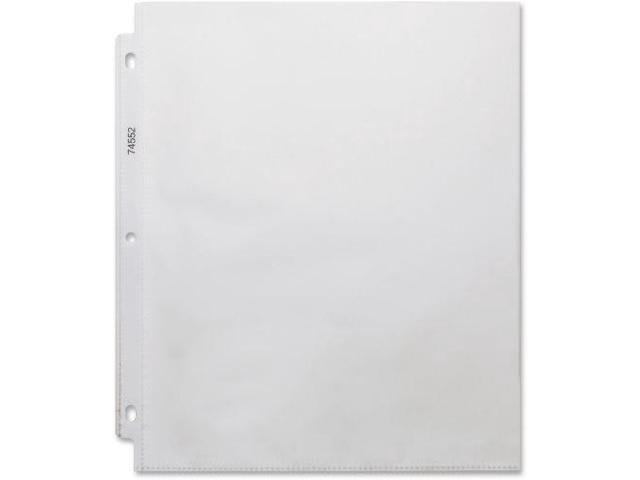 Business Source Top-Loading Sheet Protectors 3-Hole 200 Per Pk 5/BX CL 74552