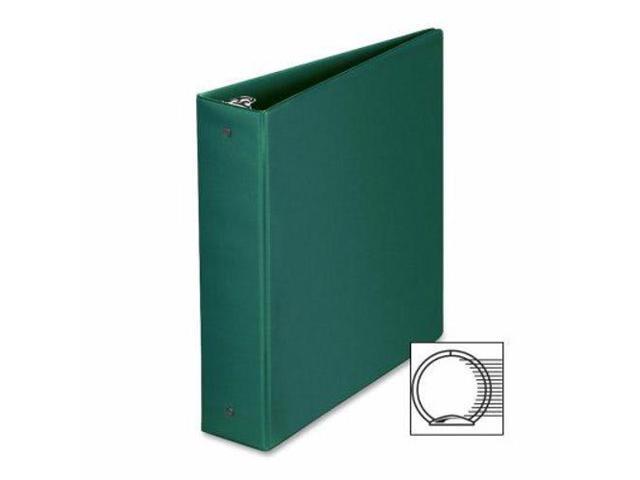 Business Source Round Ring Binder 2' Capacity 11'x8-1/2' Green 28558