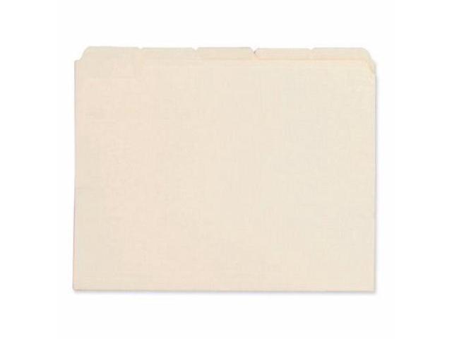 Business Source File Folder 1/5-Cut Tab 3/4' Exp. 11 Pt. Ltr 100/BX Manila 43567