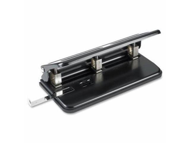 Business Source Heavy-duty Punch 3-Hole 9/32' 30 Sht Capacity Black 65625