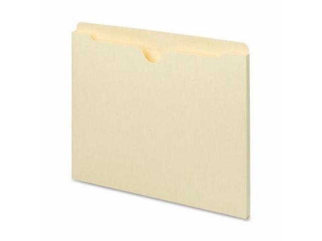 Business Source File Pocket Straight Cut Tab Flat 50 Cap. Letter 100/BX MLA 65796
