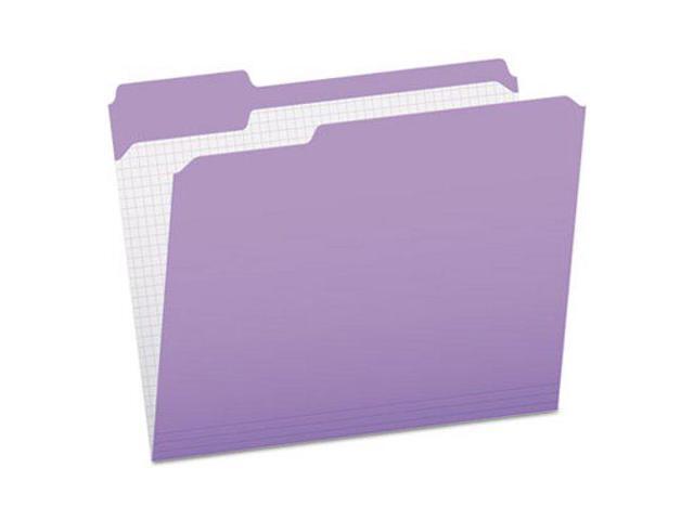 Pendaflex Reinforced Top Tab File Folders 1/3 Cut Letter Lavender 100/Box R15213LAV