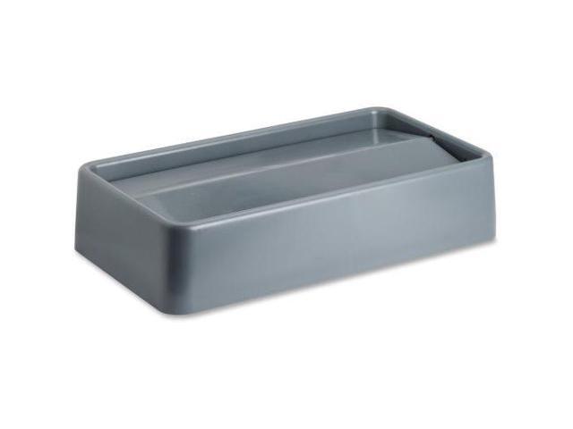 Genuine Joe Swing Lid f/23 Gal. 20-1/4'x11-1/2'x4-5/8' Gray 02343
