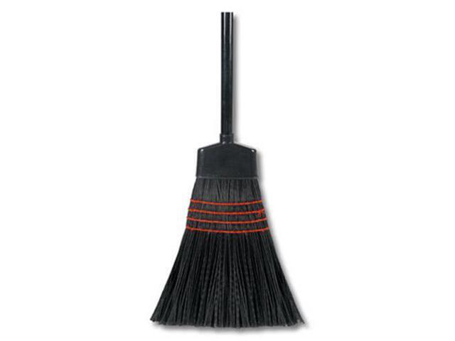 Maid Broom, Plastic Bristles, Wood Handle, 42 Long, 1 Dozen/Carton BWK916P