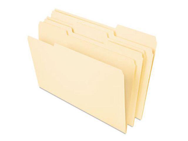 UNIVERSAL Heavyweight File Folders 1/3 Cut One-Ply Top Tab Letter Manila 50/Pack 16413