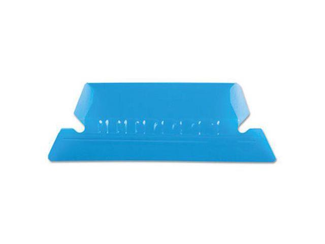 Pendaflex Hanging File Folder Tabs 1/5 Tab Two Inch Blue Tab/White Insert 25