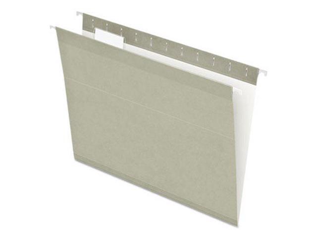 Pendaflex Reinforced Hanging Folders 1/5 Tab Letter Gray 25/Box 415215GRA