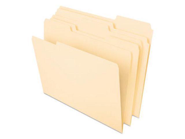 Pendaflex Interior File Folders 1/3 Cut Top Tab Letter Manila 100/Box 421013