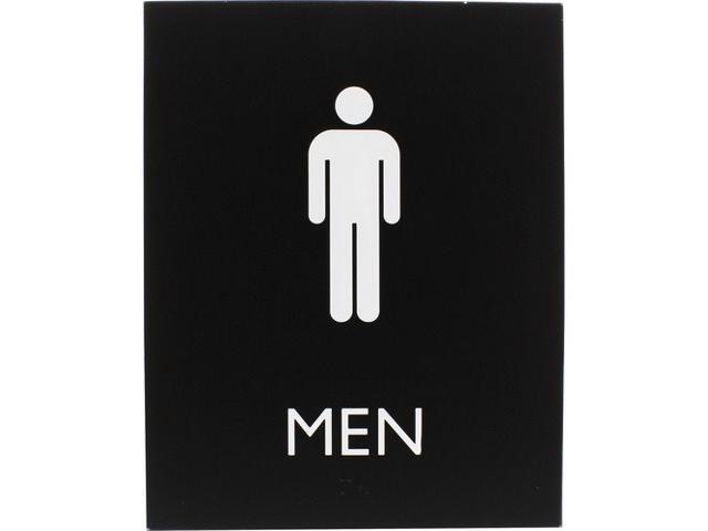 Lorell Sign, Men, 6-4/10'Wx8-1/2'Lx4/5'H, Black (LLR02667)