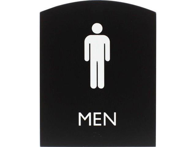 Lorell Sign, Men, 6-4/5'Wx8-1/2'Lx4/5'H, Black (LLR02676)