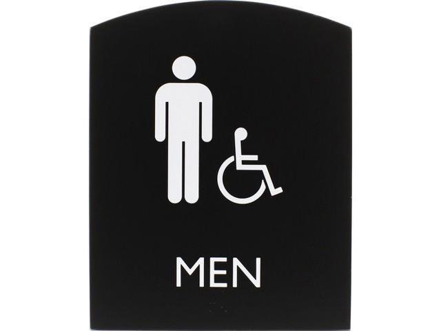 Lorell Sign, Men, 6-4/5'Wx8-1/2'Lx4/5'H, Black (LLR02677)