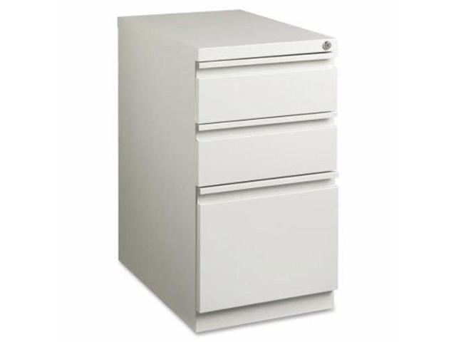 Lorell Mobile File Pedestal - 15' x 20' x 27.8' - Letter - Security Lock, Recessed Handle, Ball-bearing Suspension - Lig
