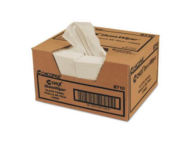 Chix DuraWipe General Purpose Towels, 12 x 13 1/2, White, 400/Carton 8710