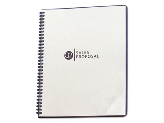 GBC ProClick Pre-Punched Clear Binding System Cover Letter 25/Pack 2020040