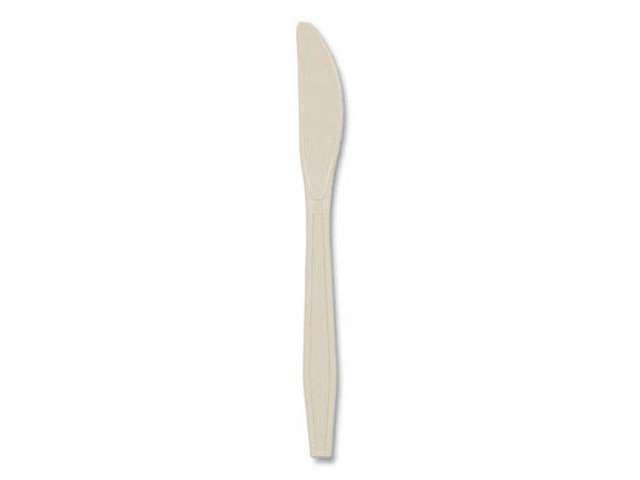 Pactiv EarthChoice PSM Cutlery, Knife, Tan, 1,000 Knives (PCTYPSMKTEC)