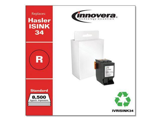 Innovera Red Postage Meter Ink Replacement for Hasler ISINK34 IVRISINK34