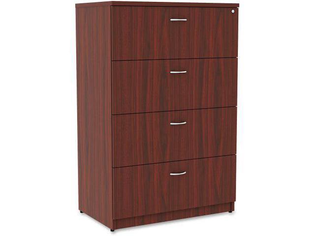 Lorell Essentials Lateral File - Top, 35.5' x 22' x 54.8' - 4 x File Drawer(s) - Material: Polyvinyl Chloride (PVC) Edge