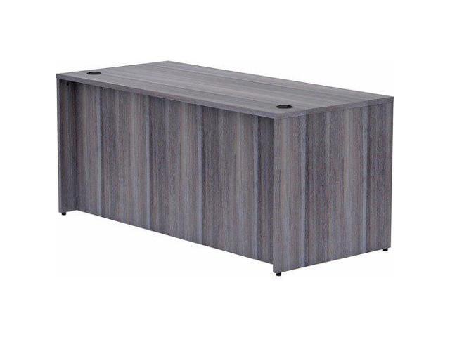 Lorell Desk Shell, Rectangular, 66'X30'X29-1/2', Weathered Charcoal (LLR69546)