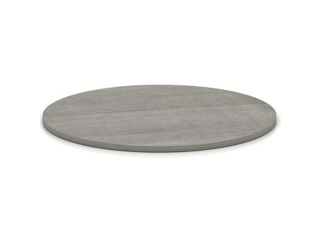 Lorell Conference Tabletop, Box 1/2, Round, 42' Dia, Weathered CCL (LLR69587)