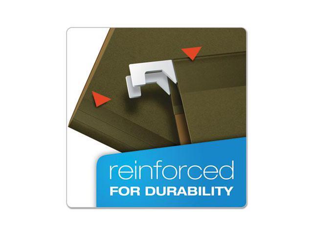 Pendaflex X-Ray Hanging File Folders 1/3 Tab Legal Standard Green 25/Box 415313