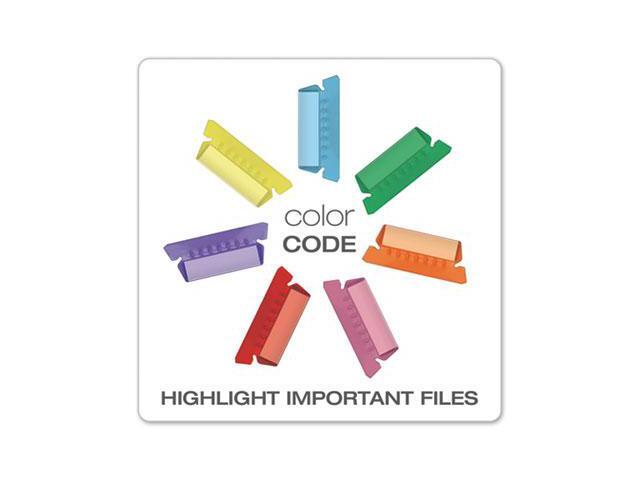 Pendaflex Hanging File Folder Tabs 1/5 Tab Two Inch Blue Tab/White Insert 25
