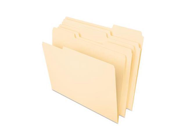 Pendaflex Interior File Folders 1/3 Cut Top Tab Letter Manila 100/Box 421013