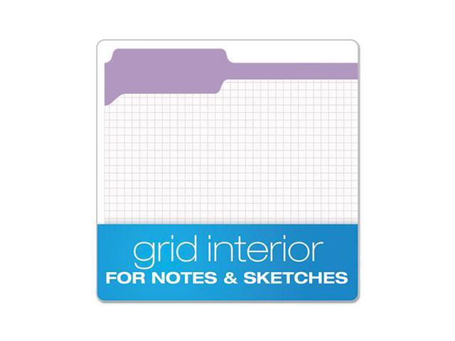 Pendaflex Reinforced Top Tab File Folders 1/3 Cut Letter Lavender 100/Box R15213LAV