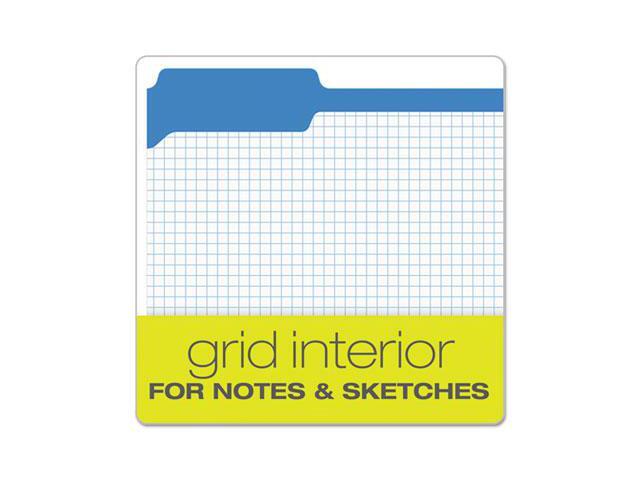 Pendaflex Reinforced Top Tab File Folders 1/3 Cut Letter Blue 100/Box R15213BLU