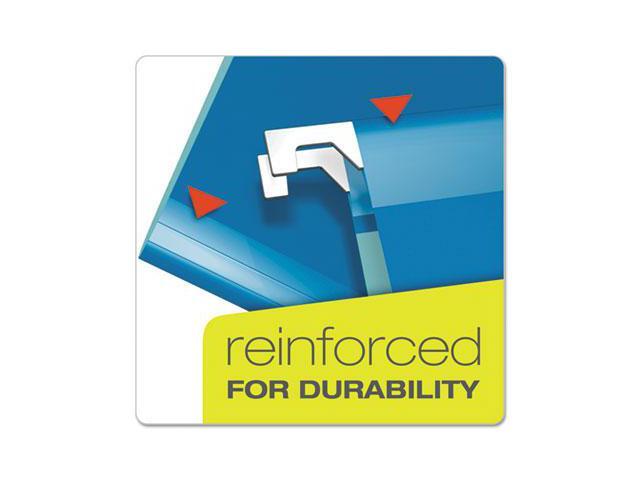 Pendaflex Reinforced Hanging Folders 1/5 Tab Letter Blue 25/Box 415215BLU