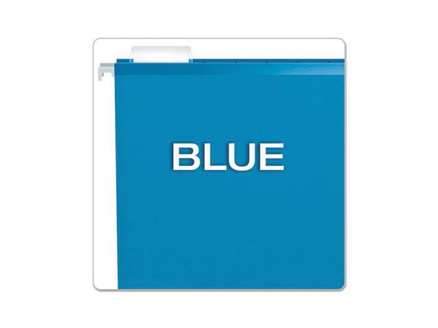 Pendaflex Reinforced Hanging Folders 1/5 Tab Legal Blue 25/Box 415315BLU