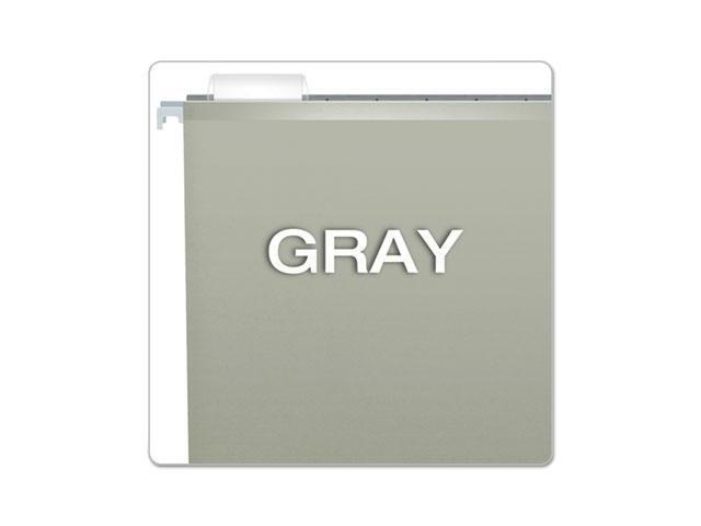 Pendaflex Reinforced Hanging Folders 1/5 Tab Legal Gray 25/Box 415315GRA