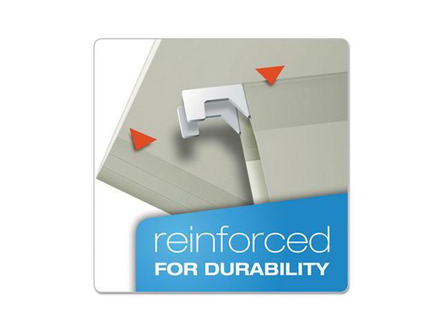 Pendaflex Reinforced Hanging Folders 1/5 Tab Legal Gray 25/Box 415315GRA