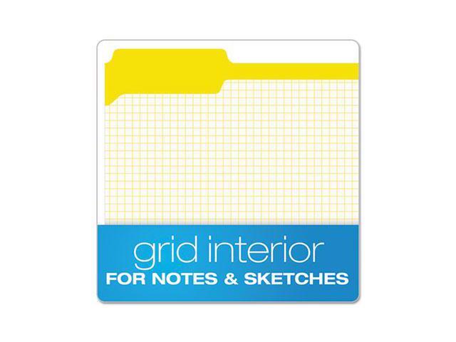 Pendaflex Reinforced Top Tab File Folders 1/3 Cut Letter Yellow 100/Box R15213YEL