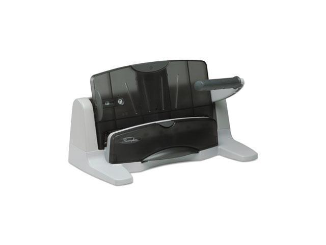 Swingline Three-Hole Paper Punch, Metal, 40 Sheet Black Metal A7074357B