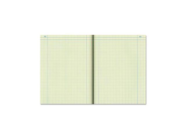 National Computation Book Quadrille Rule 9 1/4 x 11 3/4 Green 75 Sheets 43648
