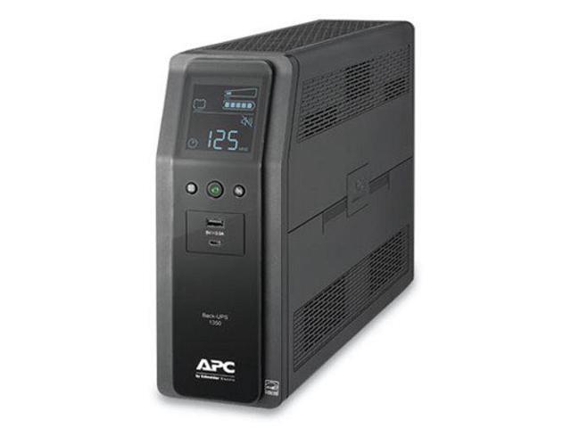 APC - Back-UPS Pro 1350VA, 120V, AVR, LCD, 2 USB charging ports, 10 NEMA outlets (4 surge) - Black - image 9