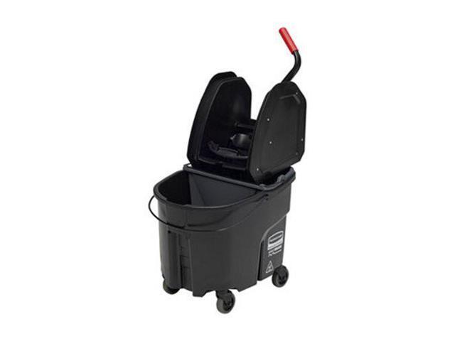Executive WaveBrake Down-Press Mop Bucket Black 35 Quart