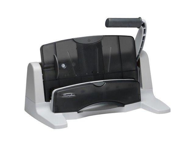 Swingline Three-Hole Paper Punch, Metal, 40 Sheet Black Metal A7074357B