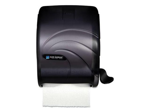 San Jamar - SAN T990TBK - Element Lever Roll Towel Dispenser, Oceans, Black, 12 1/2 x 8 1/2 x 12 3/4