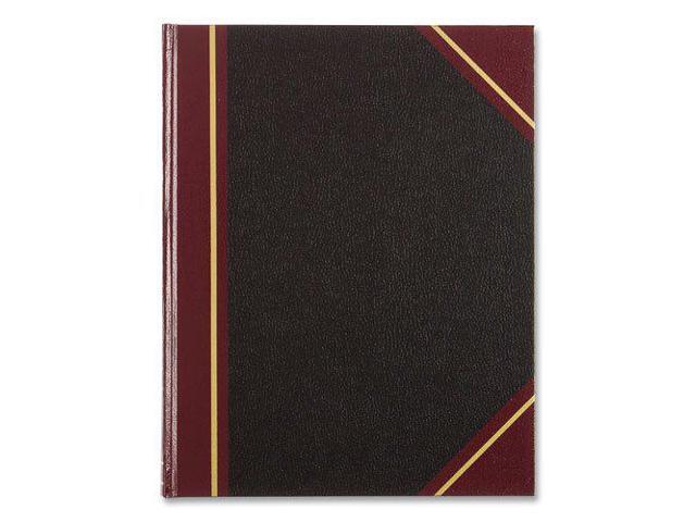 Texthide Record Book, Black/burgundy, 150 Green Pages, 10 3/8 X 8 3/8