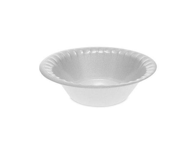 Pactiv Laminated Foam Dinnerware, Bowl, White, 1,000 Bowls (PCTYTK100120000)