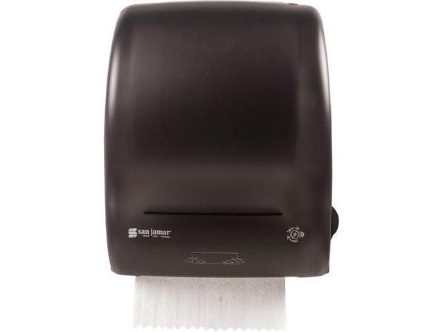 San Jamar Simplicity Mechanical Roll Towel Dispenser 15.25' x 13' x 10.25' Black