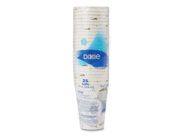 Dixie 2342PATHDX 12 oz, 500/Carton Pathways Paper Hot Cups