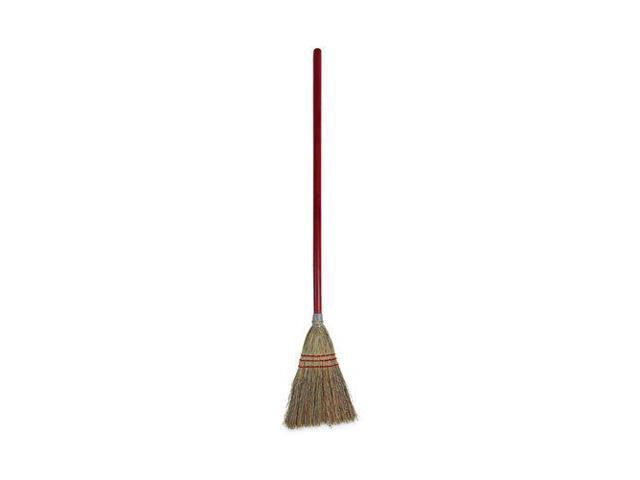 Boardwalk Lobby/Toy Broom Corn Fiber Bristles 39' Wood Handle Red/Yellow 12/Carton 951TCT