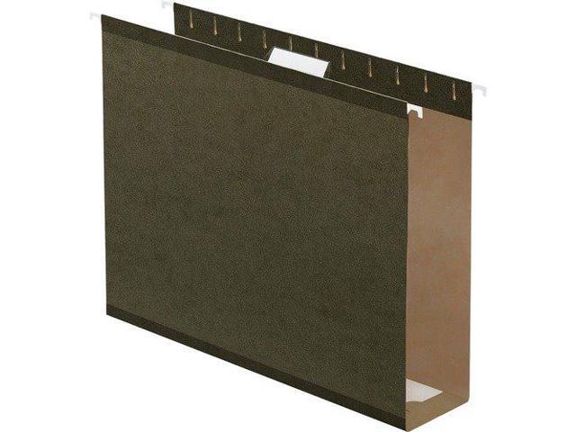 Pendaflex Reinforced 3' Extra Capacity Hanging Folders Letter Standard Green 25/Box 4152X3