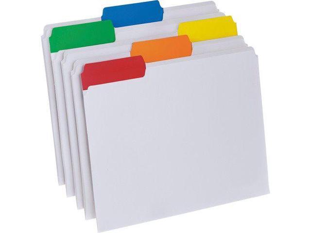 Pendaflex EasyView Poly File Folders 1/3 Cut Top Tab Letter Clear 25/Box 55702