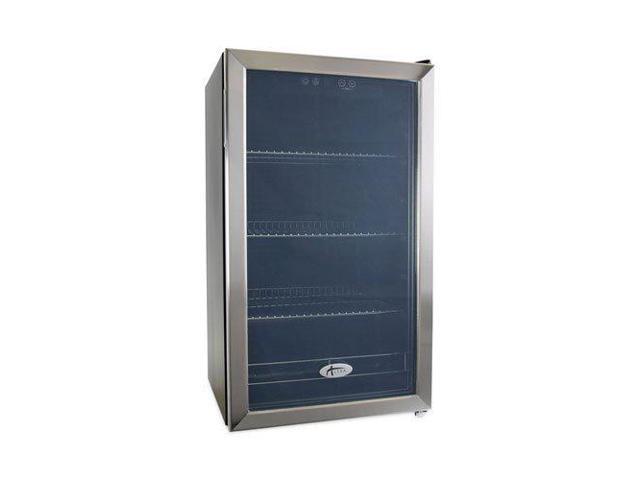 3.4 Cu. Ft. Beverage Cooler, Stainless Steel/Black ALERFBC34