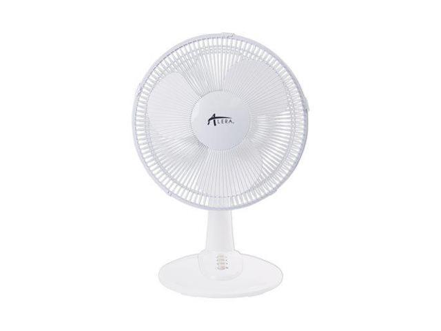 Alera 12' 3-Speed Oscillating Desk Fan Plastic White FAN122W